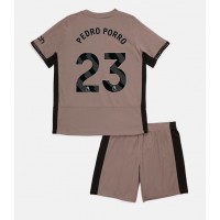 Tottenham Hotspur Pedro Porro #23 Rezervni Dres za djecu 2023-24 Kratak Rukav (+ Kratke hlače)